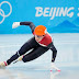 Short track-Schulting sets Olympic record to advance in 500m event