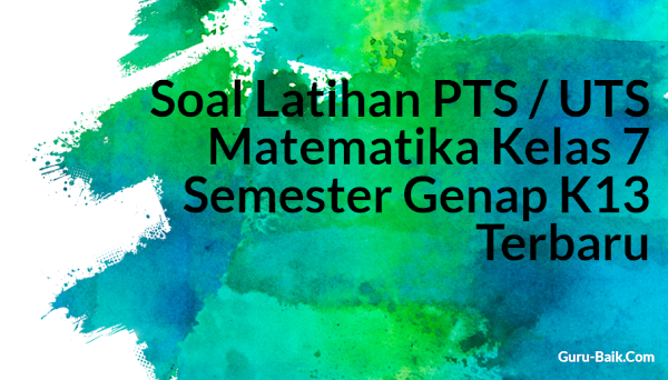 gambar soal PTS MTK kelas 7 sem 2