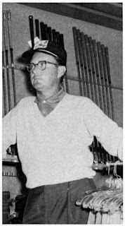 Golf pro Ernie Vossler in the 1960s
