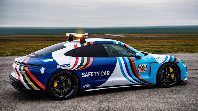 Porsche Taycan Turbo S as New Formula E Safety Car