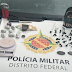 PMDF prende dupla em Samambaia e apreende R$ 2.036,50 em dinheiro além de drogas e celulares