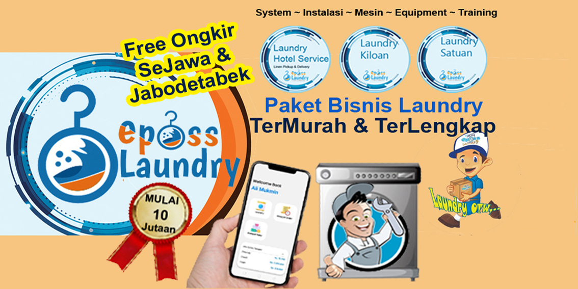 Paket dan Peluang Bisnis Usaha Laundry Murah Kiloan Satuan Gratis Antar Jakarta dan Jabodetabek