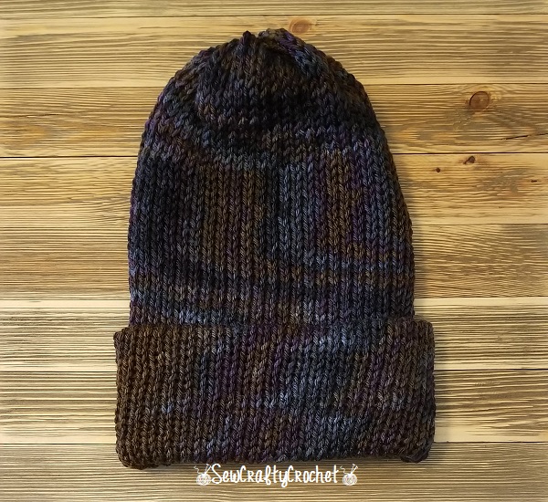 Reversible Fair Isle Beanie for Addi Express