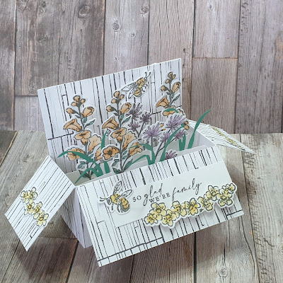 Honeybee Home stampin up box fold card