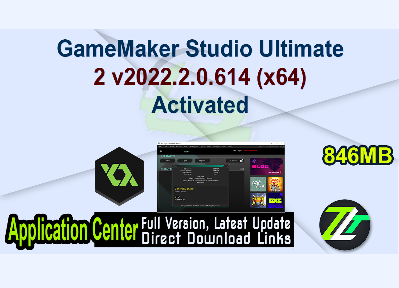 GameMaker Studio Ultimate 2 v2022.2.0.614 (x64) Activated