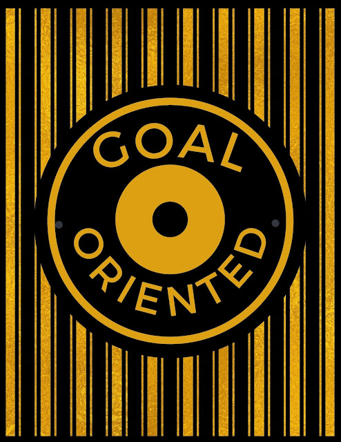 Goal Oriented - Printable Digital Art Decor - Black Gold Brown Beige Design - 10 Free Image Pictures