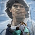 Napoli remembers Maradona with three statues