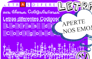 ●☆✼★━ Alfabeto de letras diferentes efeitos de caracteres