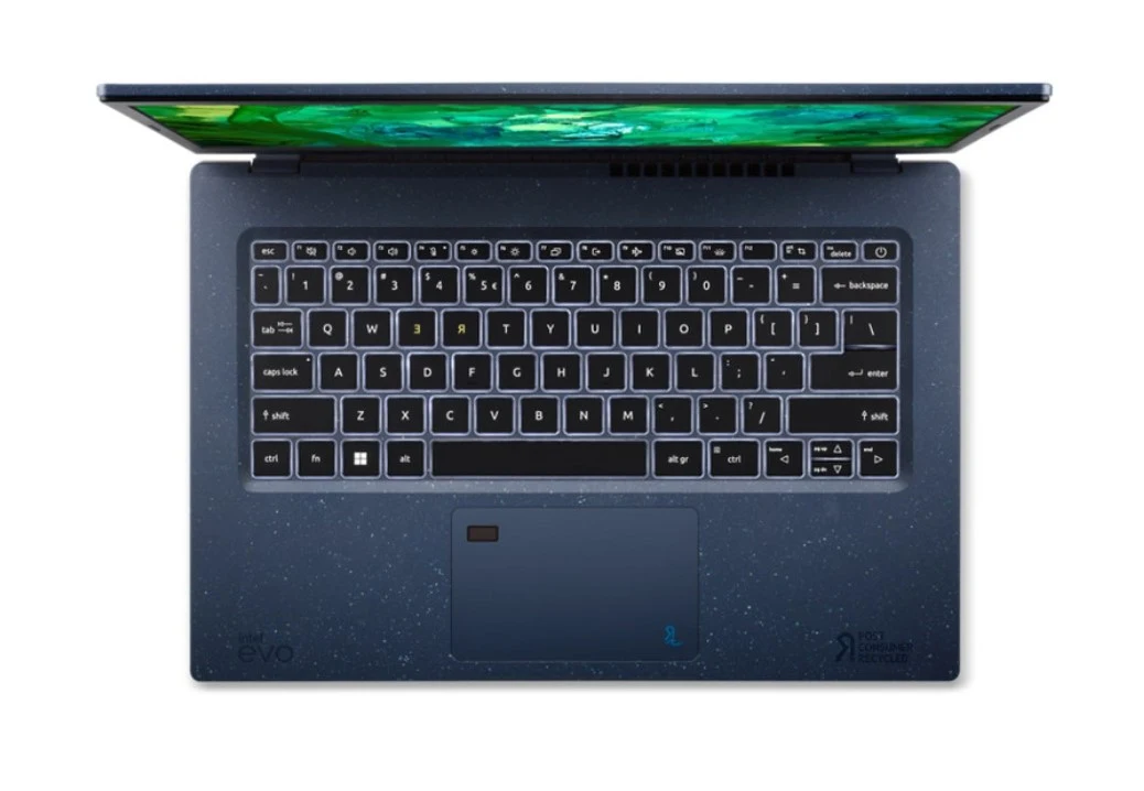 Acer Aspire Vero AV14-52P 53ED, Laptop Ramah Lingkungan Bertenaga Intel Core 13th Gen