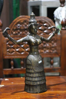 Patung Dewi Sanca Kuningan Antik bukalapak