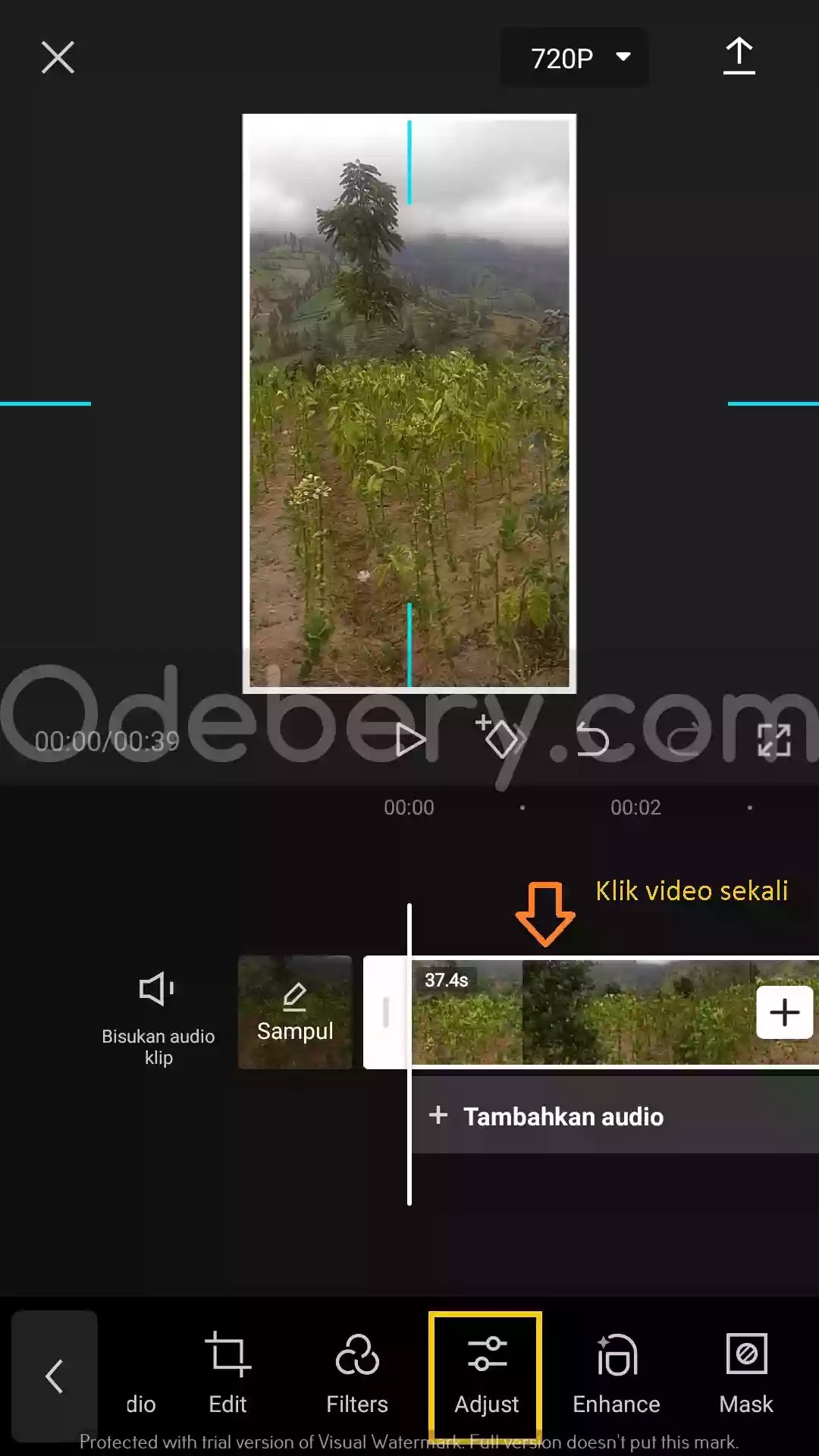 Cara Menjernihkan Video di CapCut