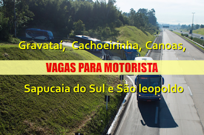 Trans Pinho seleciona Motoristas em Gravataí, Cachoerinha, Canoas, Sapucaia e São Leopoldo