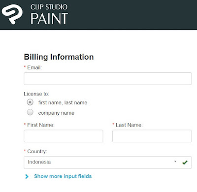 cara beli clip studio paint Ex dan Pro tanpa paypal dan kartu kredit