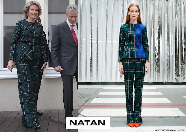 Queen-Mathilde wore NATAN outfit FW19 Collection