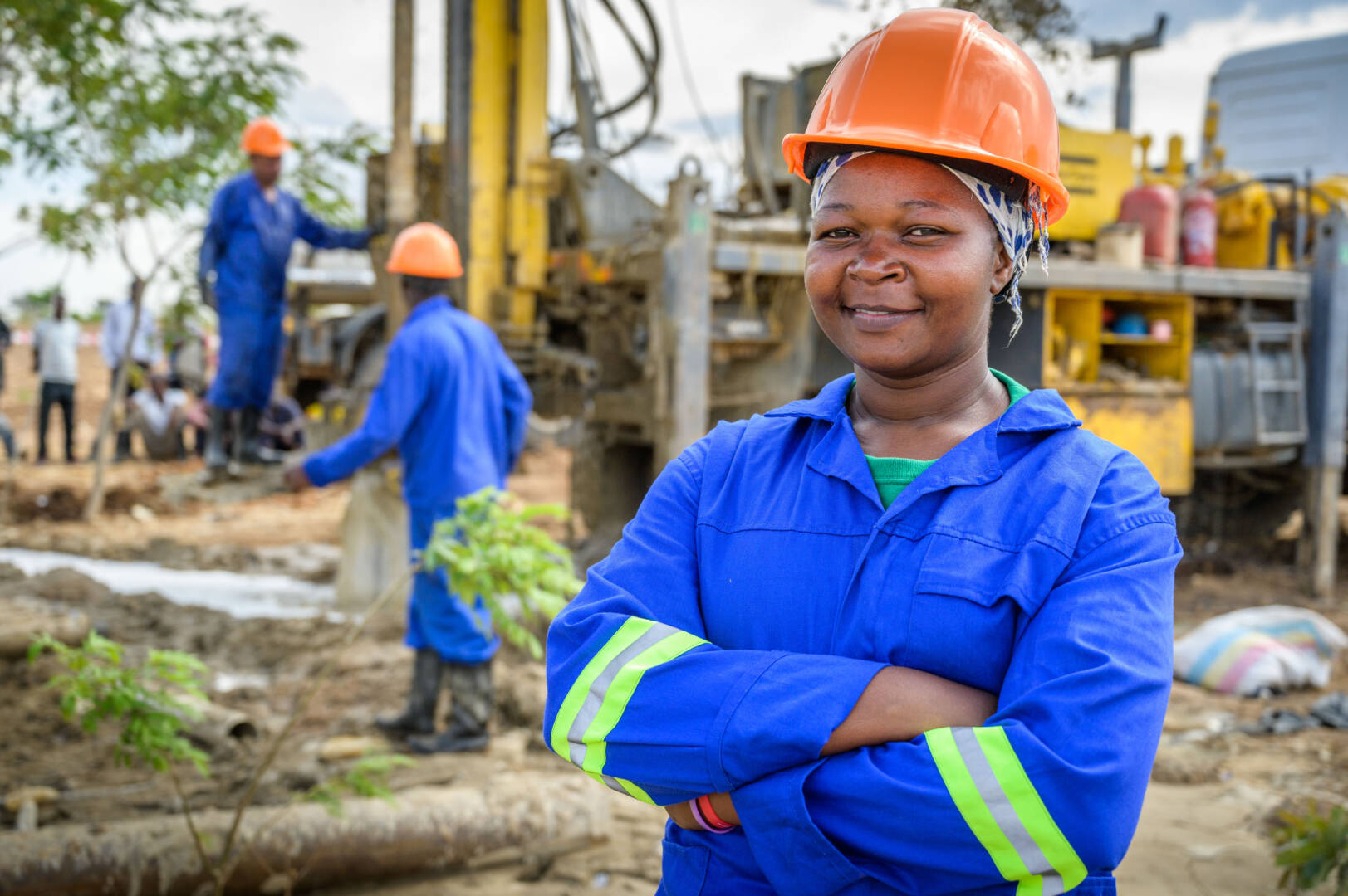 Liddah Manyozo used to walk long distances to gather clean water at least three times before she headed to school. Now she works so that other young girls don’t have to do the same. (©2019 World Vision/photo by Jon Warren)