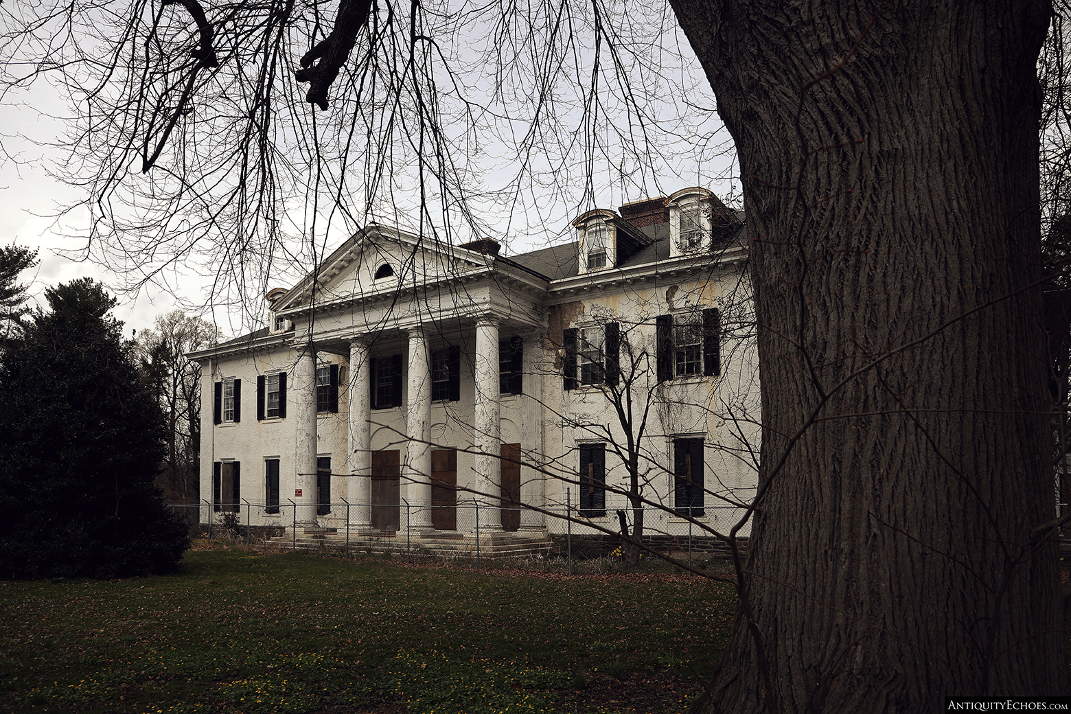Woodburne Mansion - Columned Front