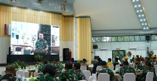 Pangdam Hasanuddin Ikuti Virtual Doa Bersama Untuk Negeri Dalam Rangka Hari  Juang TNI AD