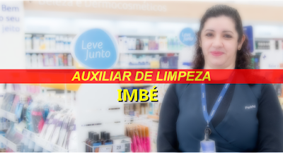 Farmácia Panvel seleciona Auxiliar de Limpeza em Imbé