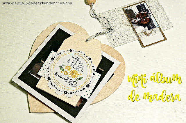 Mini album scrapbooking San Valentín