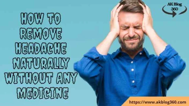 how to remove headache naturally