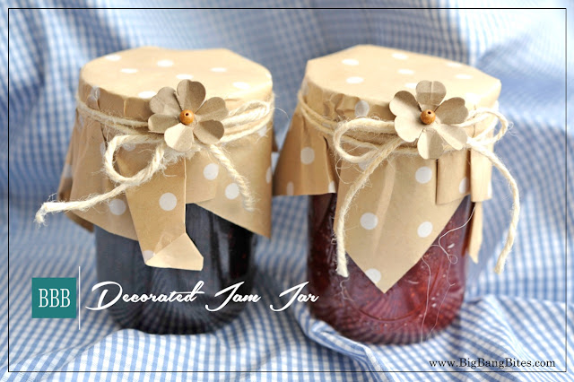 Decorated Jam Jar