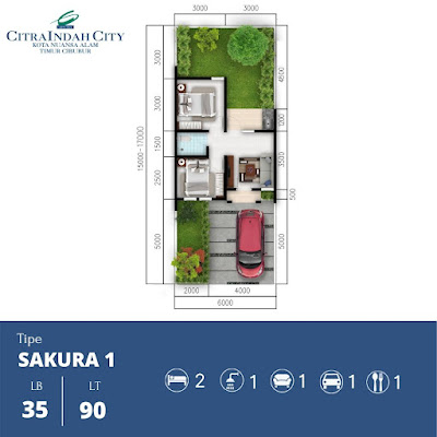 Cluster Bukit SAKURA (Real Estate)  Citra Indah City mulai dipasarkan - Harga Mulai 517 Jtan