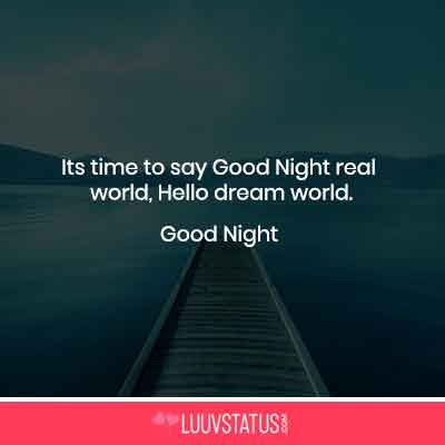 good night wishes in english