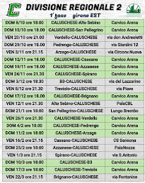 CALENDARIO DIVISIONE REGIONALE 2