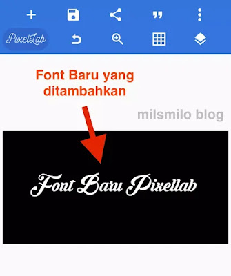 Cara menambahkan font keren baru di pixellab untuk membuat logo keren