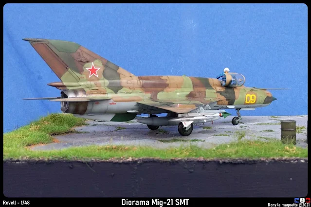 Diorama Mig-21 SMT.