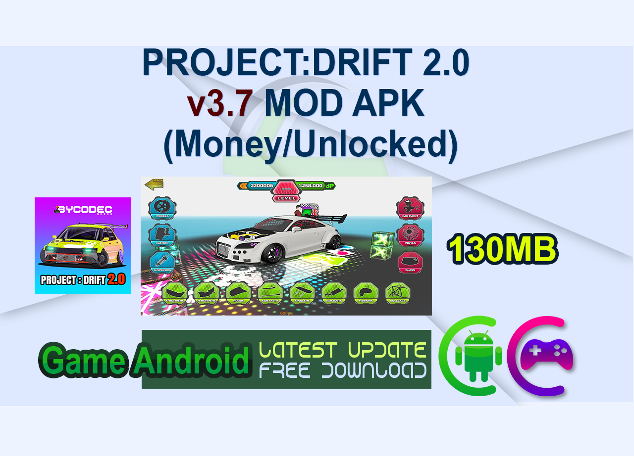 PROJECT:DRIFT 2.0 v3.7 MOD APK (Money/Unlocked)