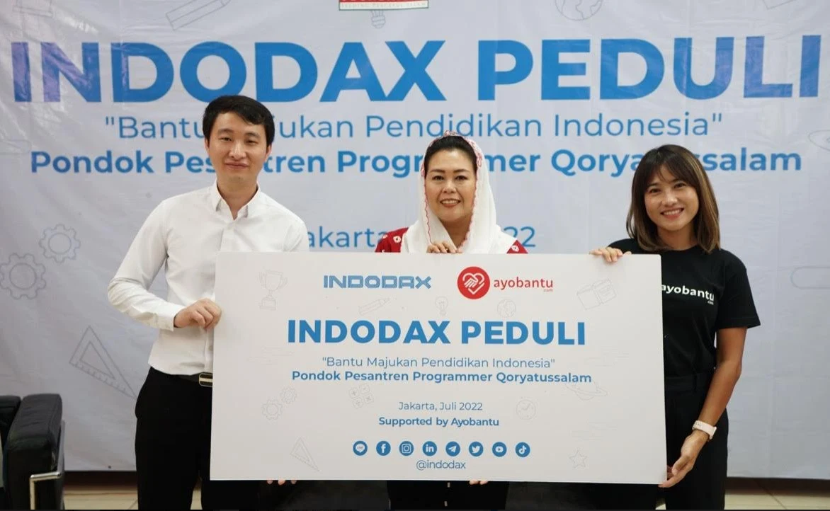 Indodax Donasi NFT Senilai Ratusan Juta untuk Pondok Pesantren Programmer Qoryatussalam