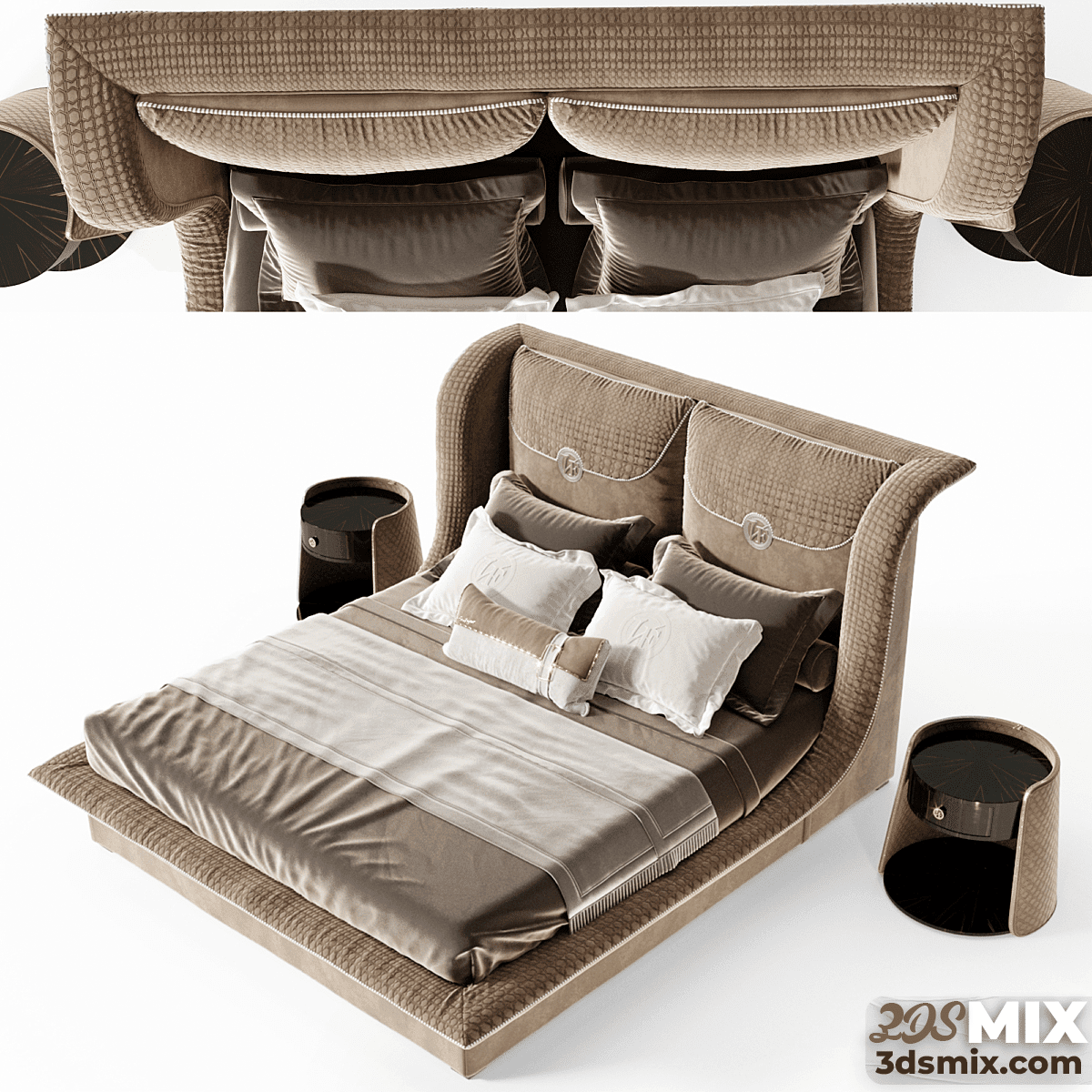 Bed Model Vittoria Frigerio Appiani 1