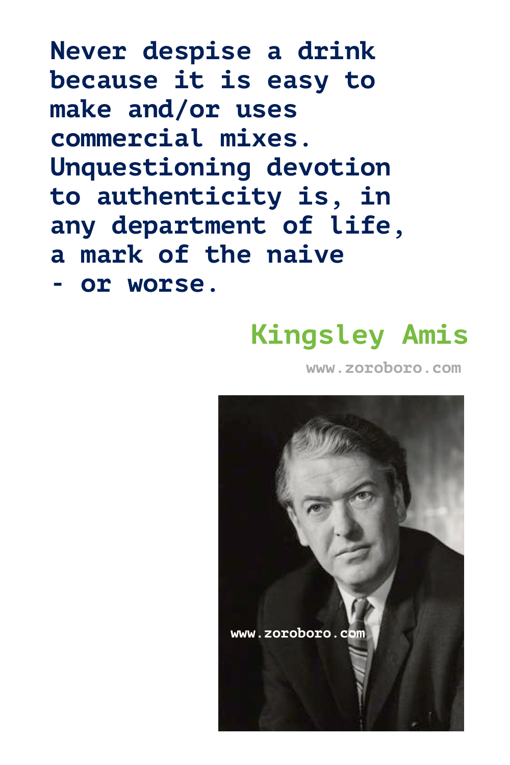 Kingsley Amis Quotes. Kingsley Amis (Author of Lucky Jim). Kingsley Amis Books Quotes. Kingsley Amis Quotes.
