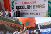 Launching Sekolah Emas di SMA Negeri 1 Bitung, Maurits Mantiri Akui Sebagai Nasabah Lama Pegadaian