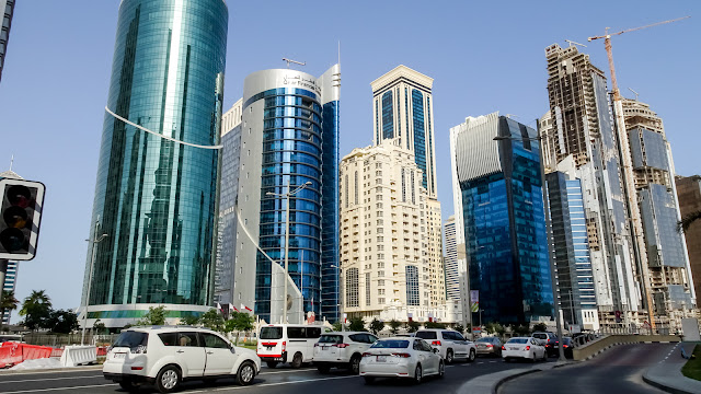 Modern towers in Doha