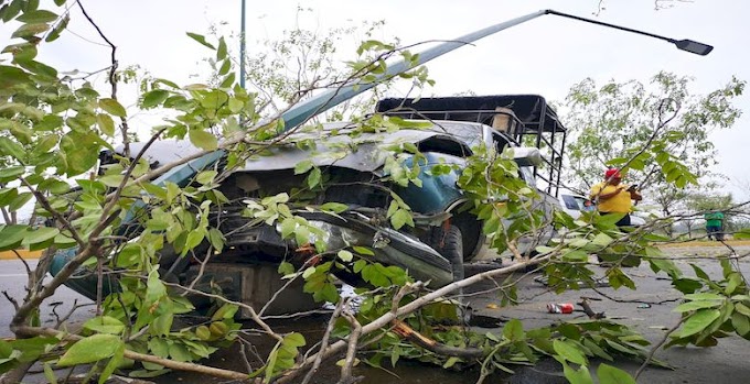 México: Accidente en el bulevar Lázaro Cárdenas