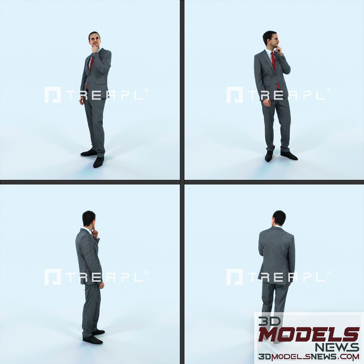 3D People Crowds Model Ultimate Speed Solution Low-poly 6
