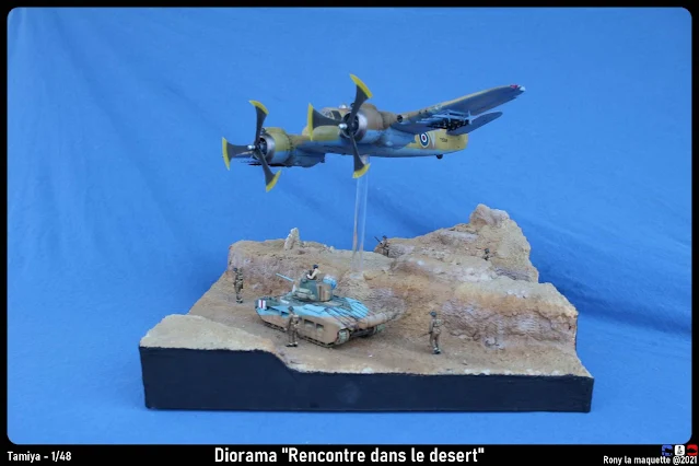 Diorama Beaufighter Mk.VI Tamiya 1/48.