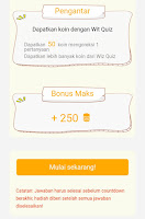 CashZine koin Task Kuis Wiz