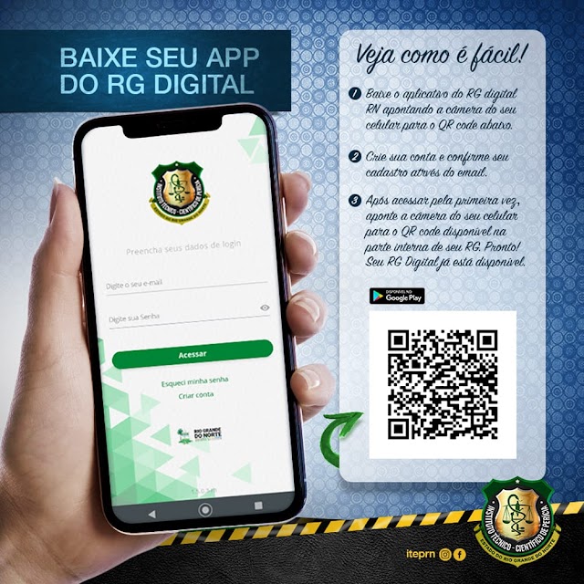 Aplicativo que garante carteira de identidade no celular está disponível no RN