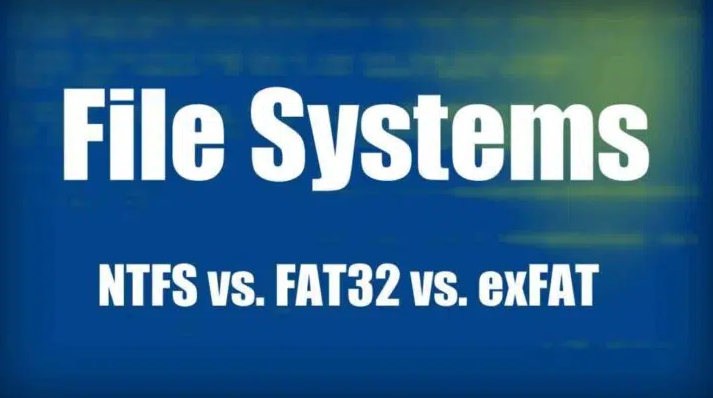 الفرق بين FAT32 وexFAT وNTFS وأيهم الأفضل للـFormat؟