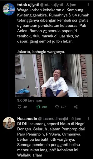 Di DKI sekarang seperti hidup di Negri Dongeng Di DKI sekarang seperti hidup di Negri Dongeng... Bahagianya warga korban kebakaran mendapat rumah gratis