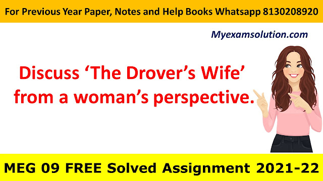 Discuss ‘The Drover’s Wife’ from a woman’s perspective.