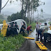 BAHIA: AMBULÂNCIA TOMBA NA BR-101 NO MUNICÍPIO DE AURELINO LEAL 