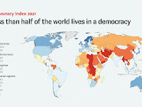 Economist Intelligence Unit's Democracy Index 2021.