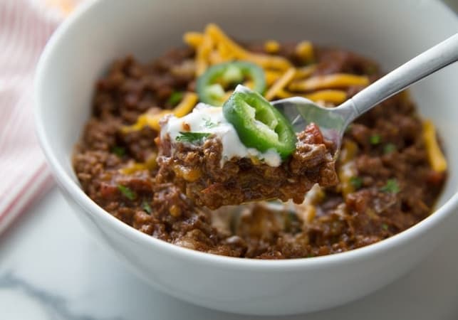 keto chili recipe