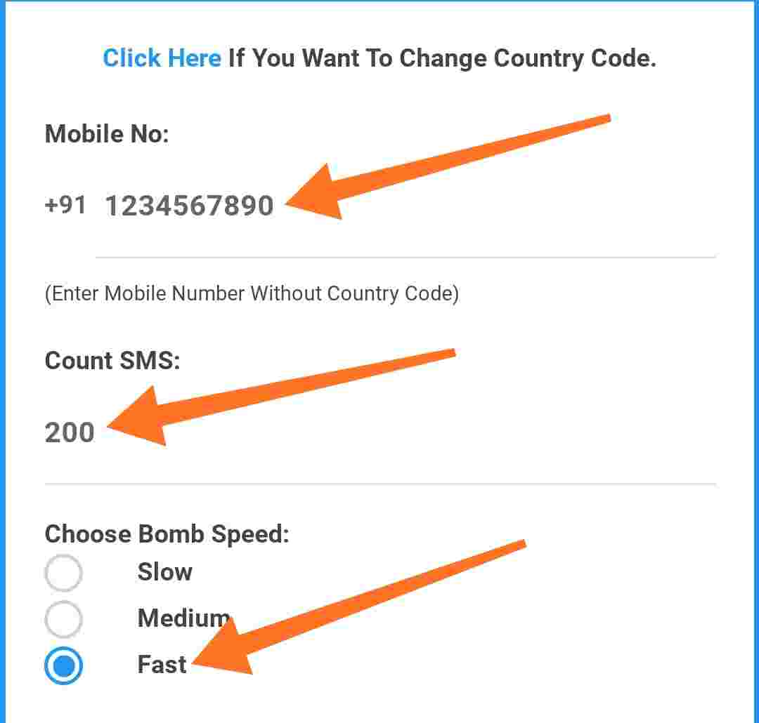 किसीके मोबाइल में Sms Bombing कैसे करे