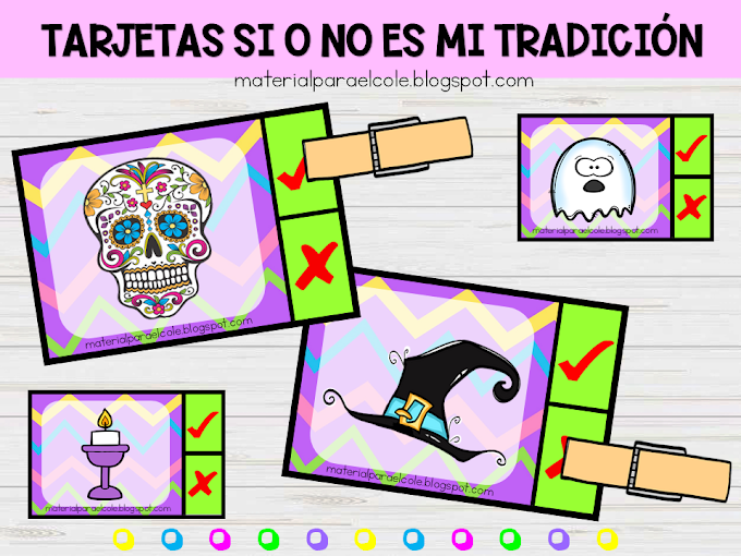 TARJETAS SI ES MI TRADICIÓN (DÍA DE MUERTOS)