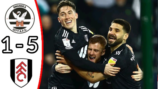 Swansea vs Fulham 1-5 / Neco Williams Goals and Extended Highlights / Championship 